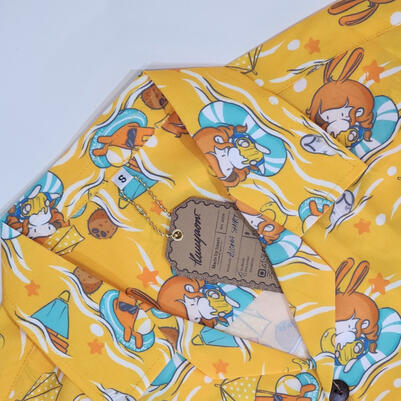 HY Aloha shirt : Yellow